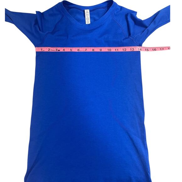 Lululemon Swifty Tech Long Sleeve Shirt Blue Women's Size 4 Running Training - Picture 6 of 7